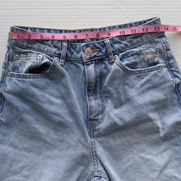 Vero Moda distressed high rise relaxed fit jeans - Picture 12 of 13